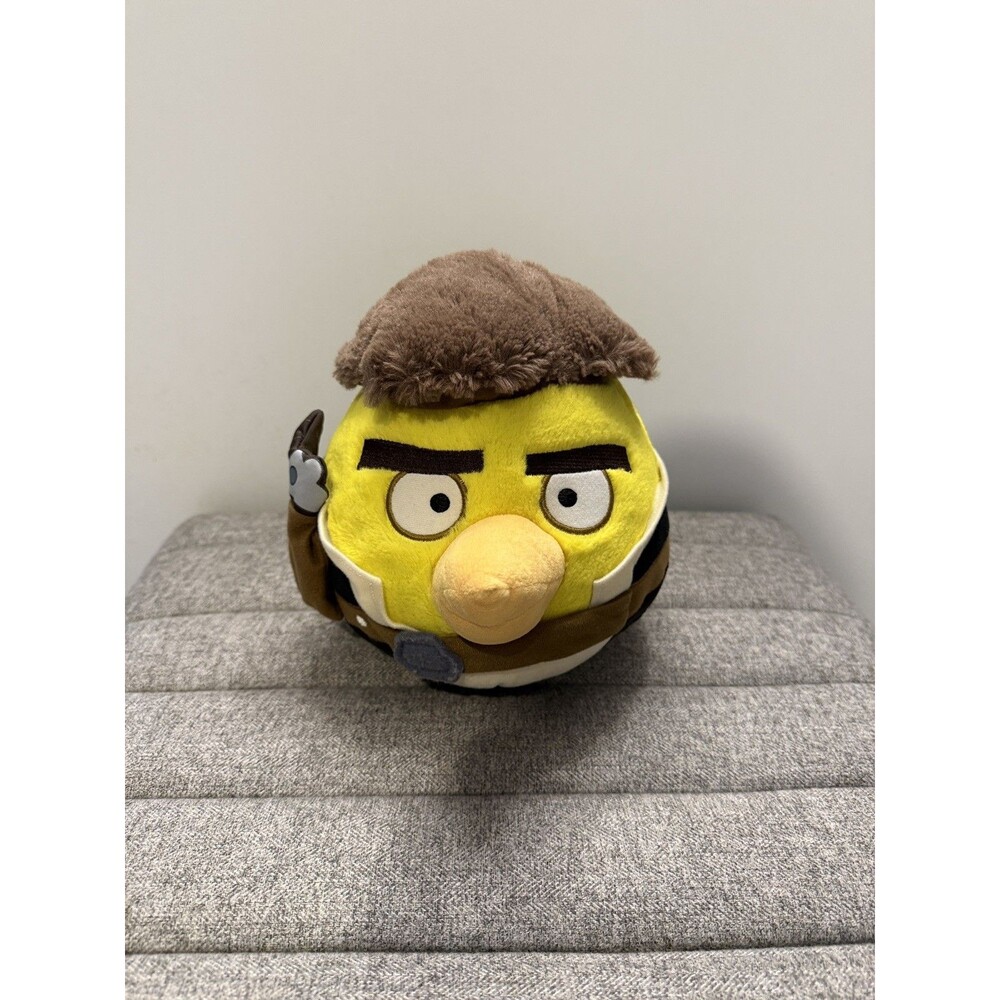 Angry Birds Star Wars 9" Yellow Bird Han Solo Plush Stuffed Animal